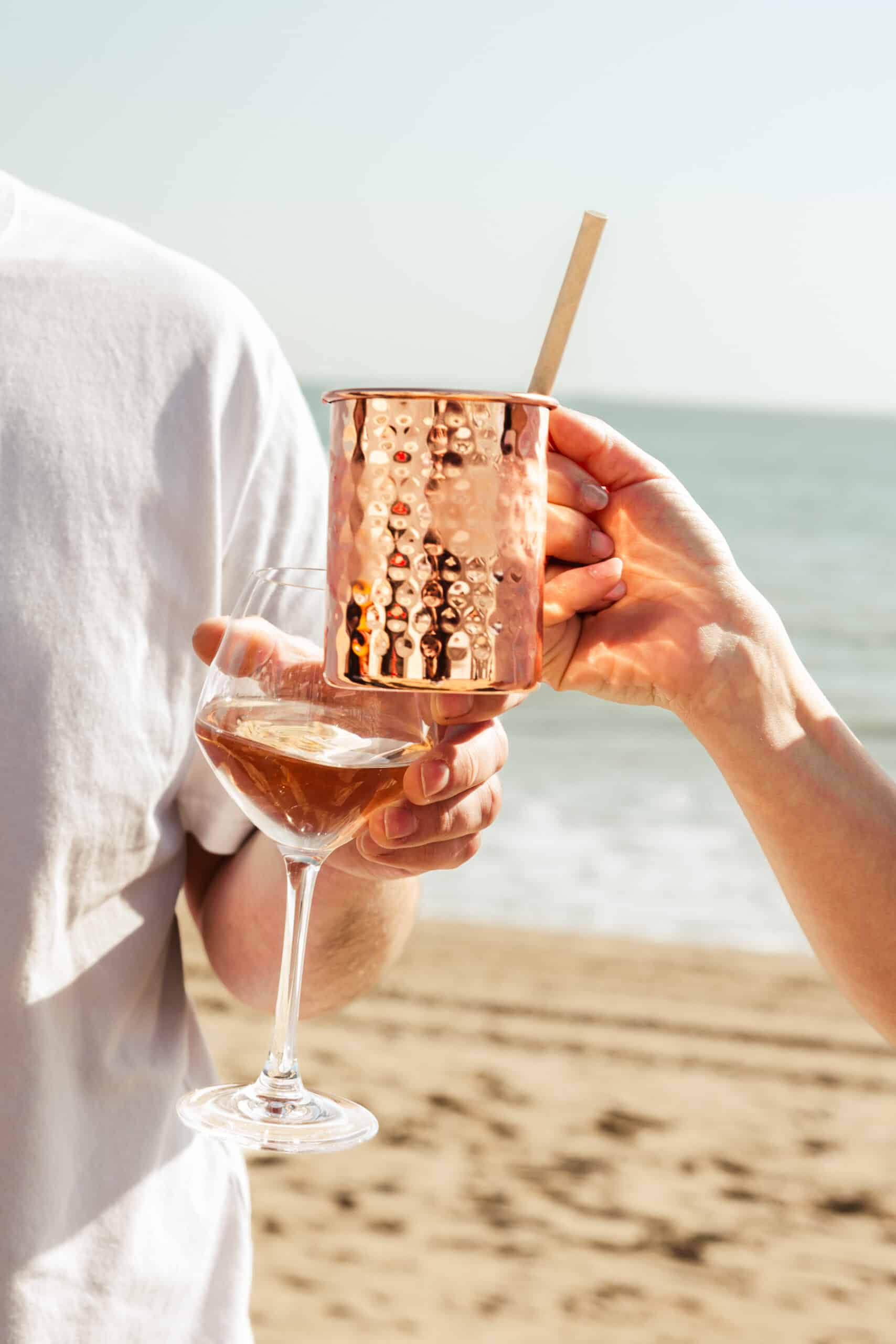 Cocktails sur la plage à Lazuli